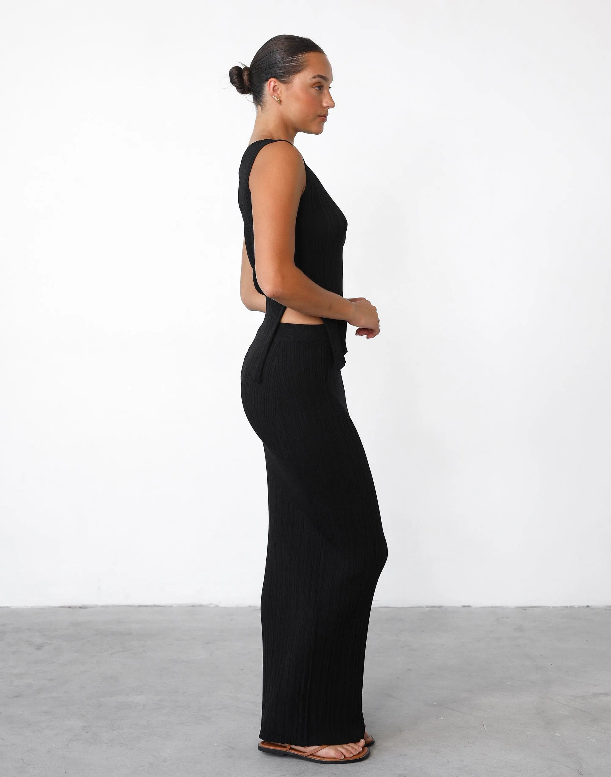 Kienna Maxi Skirt (Black)