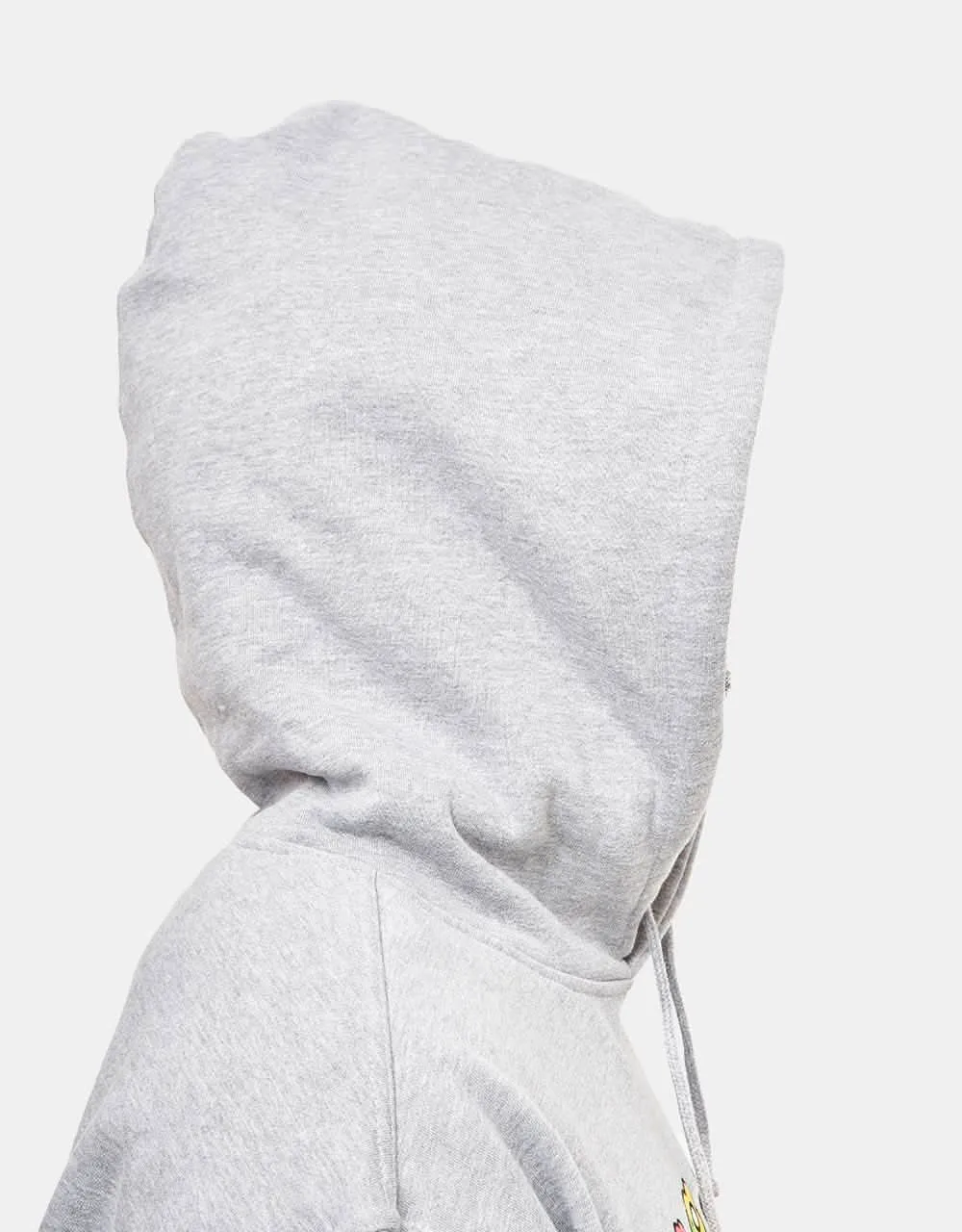 Krooked Sweatpants Pullover Hoodie - Heather Grey/Multi