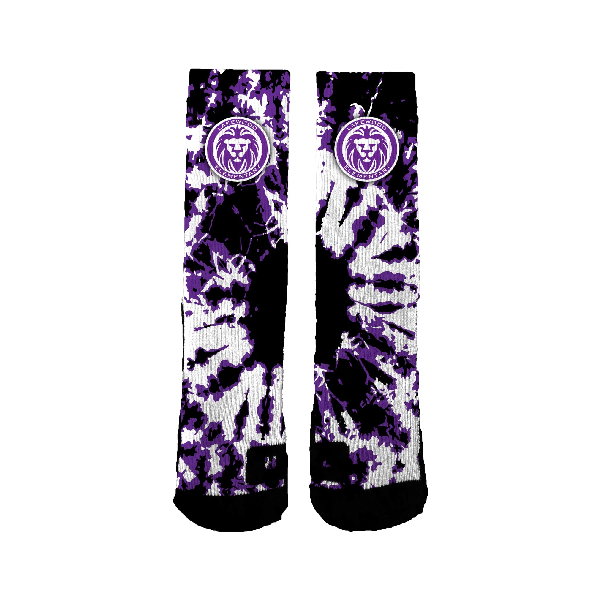 Lakewood Elementary  Tie Dye Socks