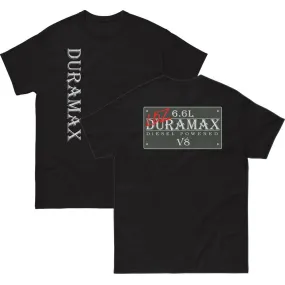 LBZ Duramax T-Shirt with Vintage Sign Design and Double Sided Print