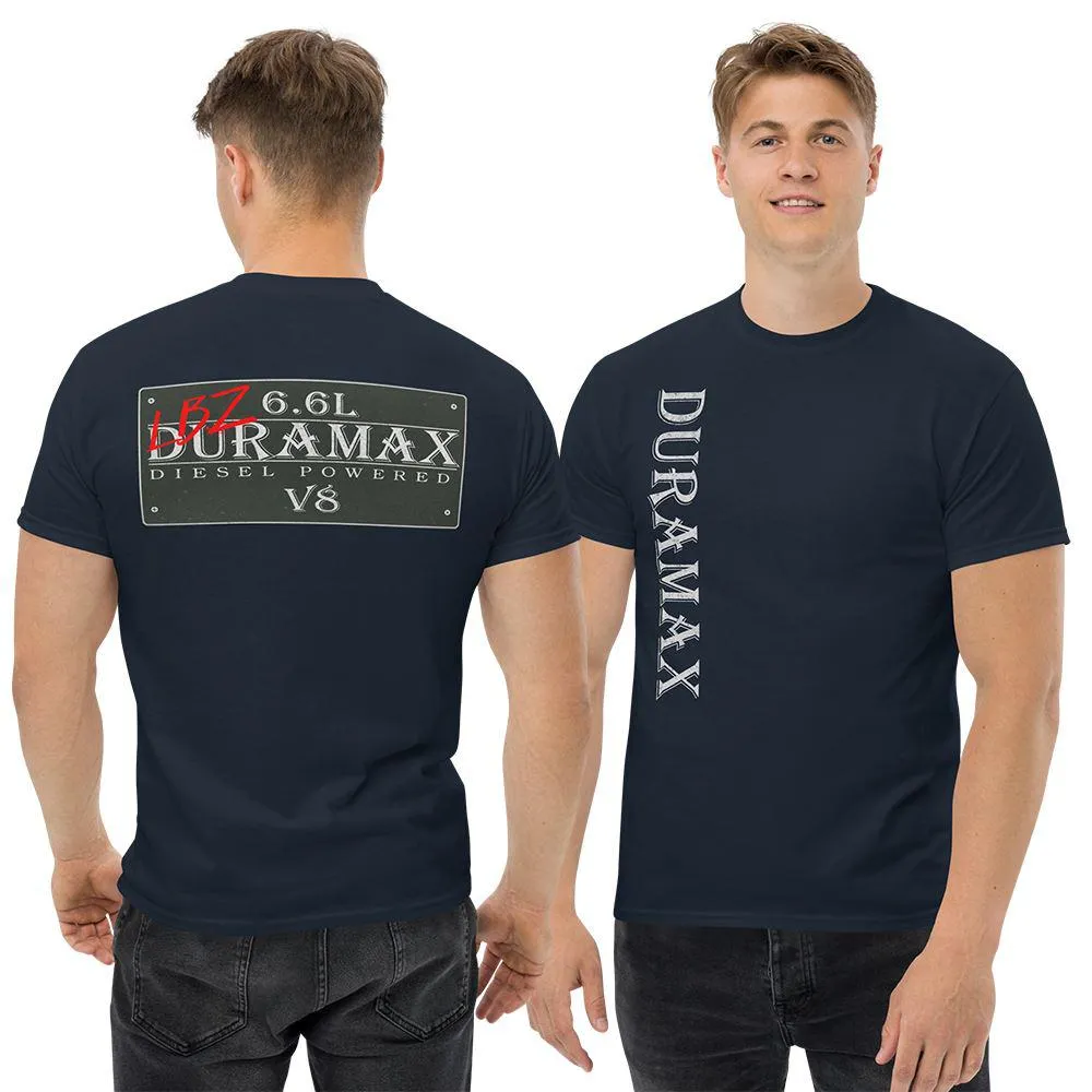 LBZ Duramax T-Shirt with Vintage Sign Design and Double Sided Print