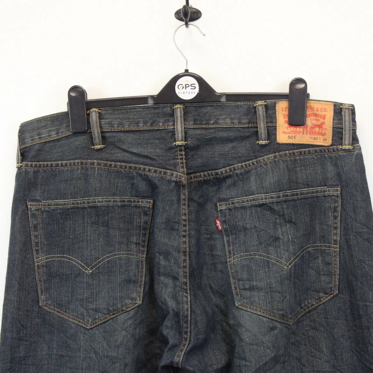 LEVIS 501 Jeans Dark Blue | W40 L34