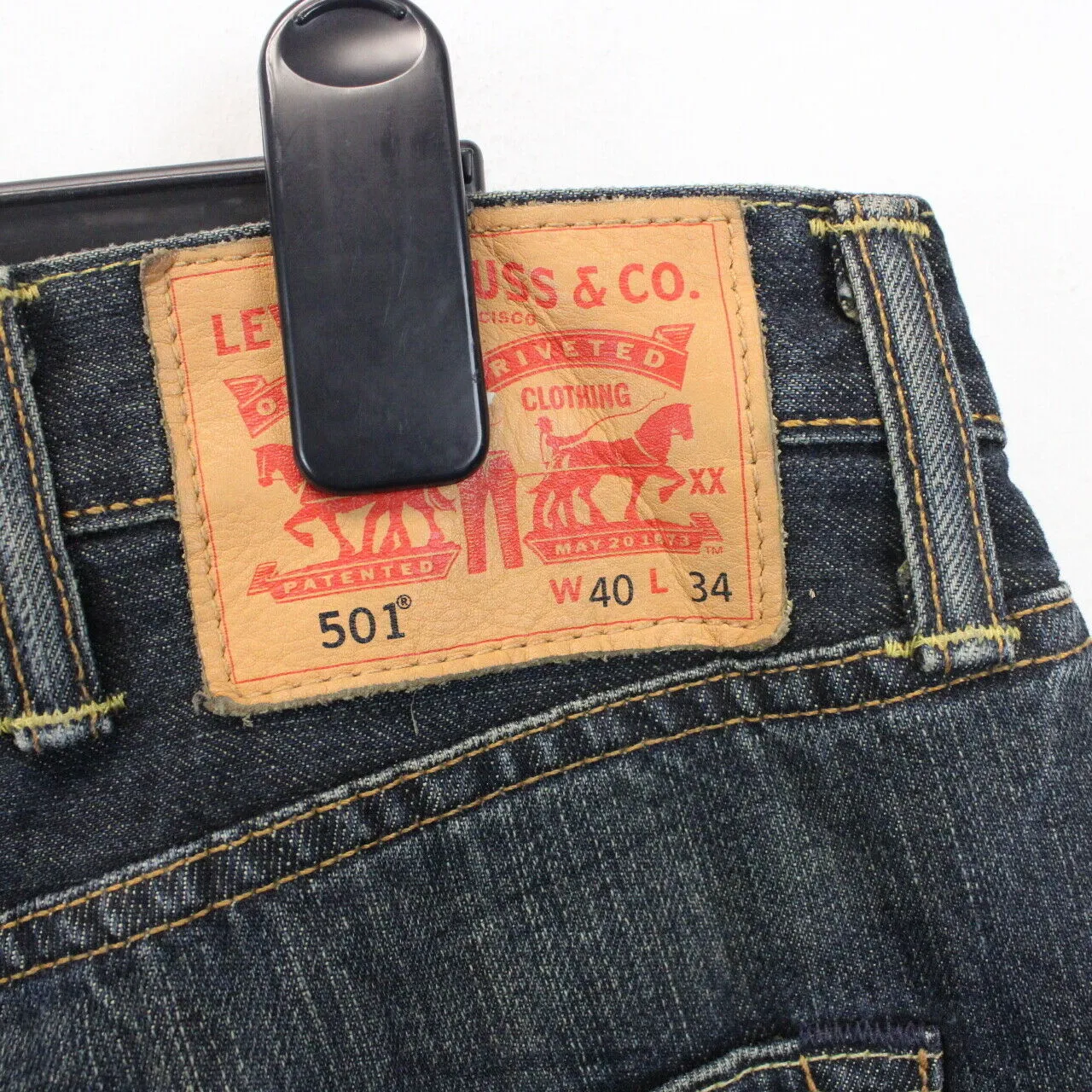 LEVIS 501 Jeans Dark Blue | W40 L34