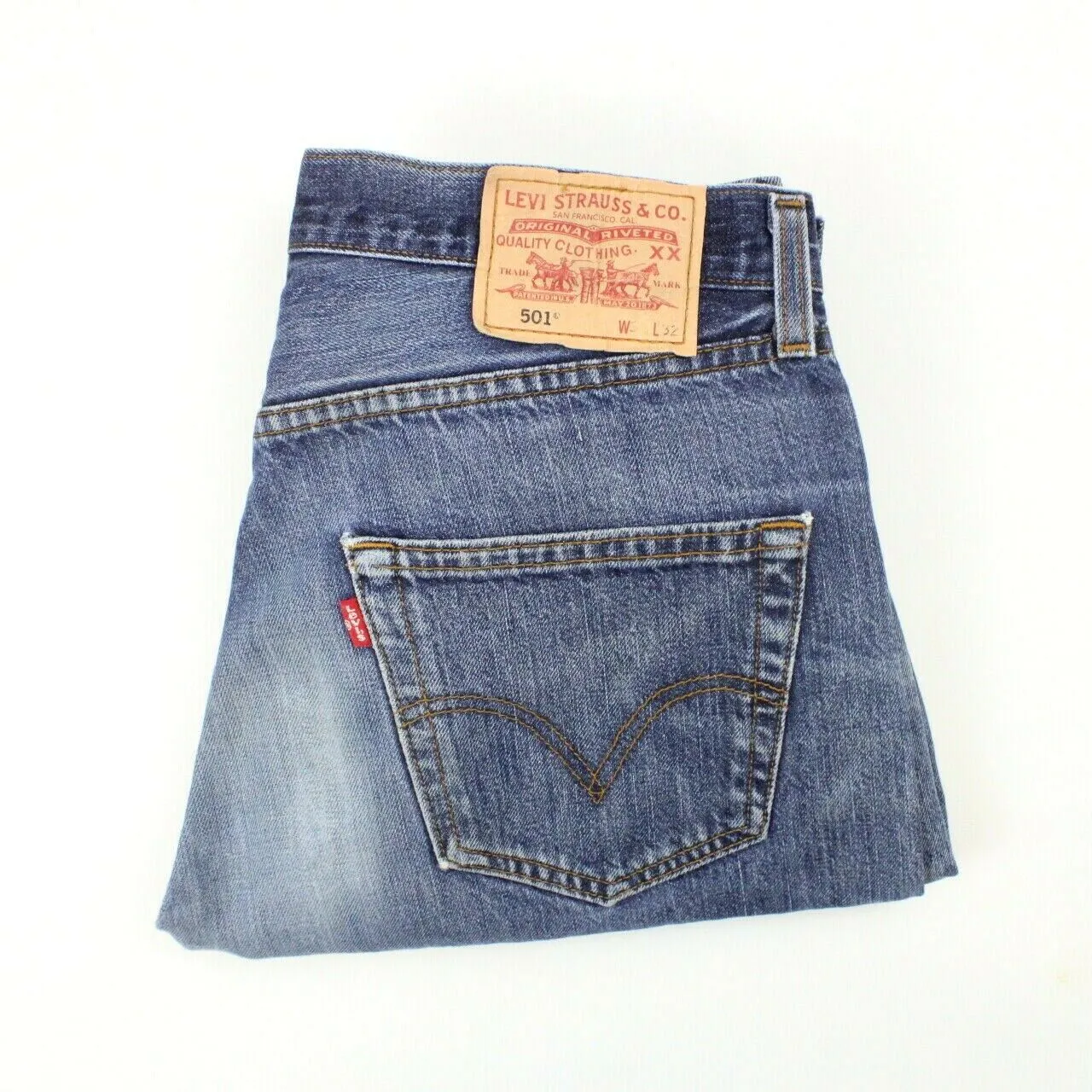 LEVIS 501 Jeans Mid Blue | W35 L32