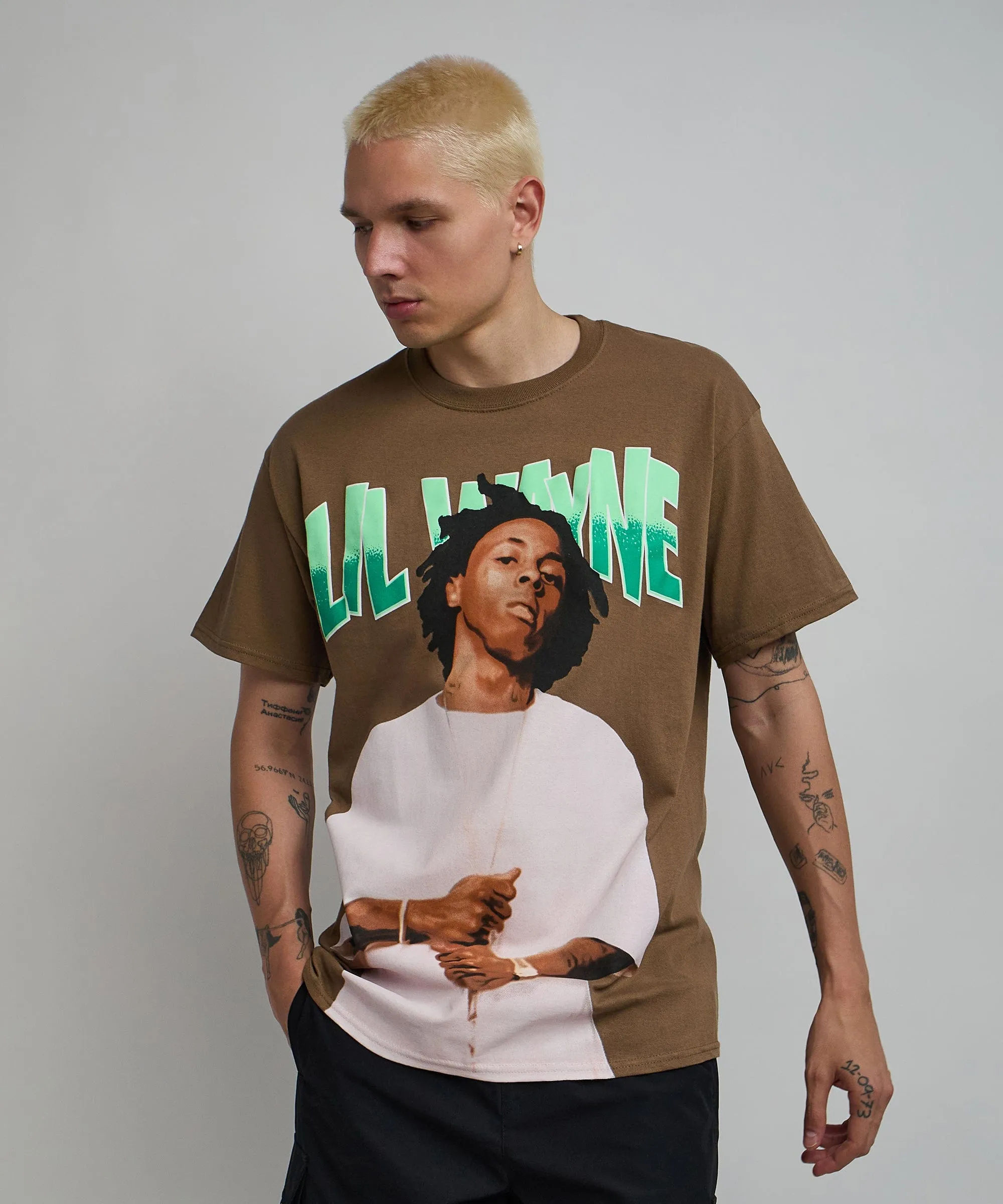 Lil Wayne Tha Carter Short Sleeve Tee - Brown