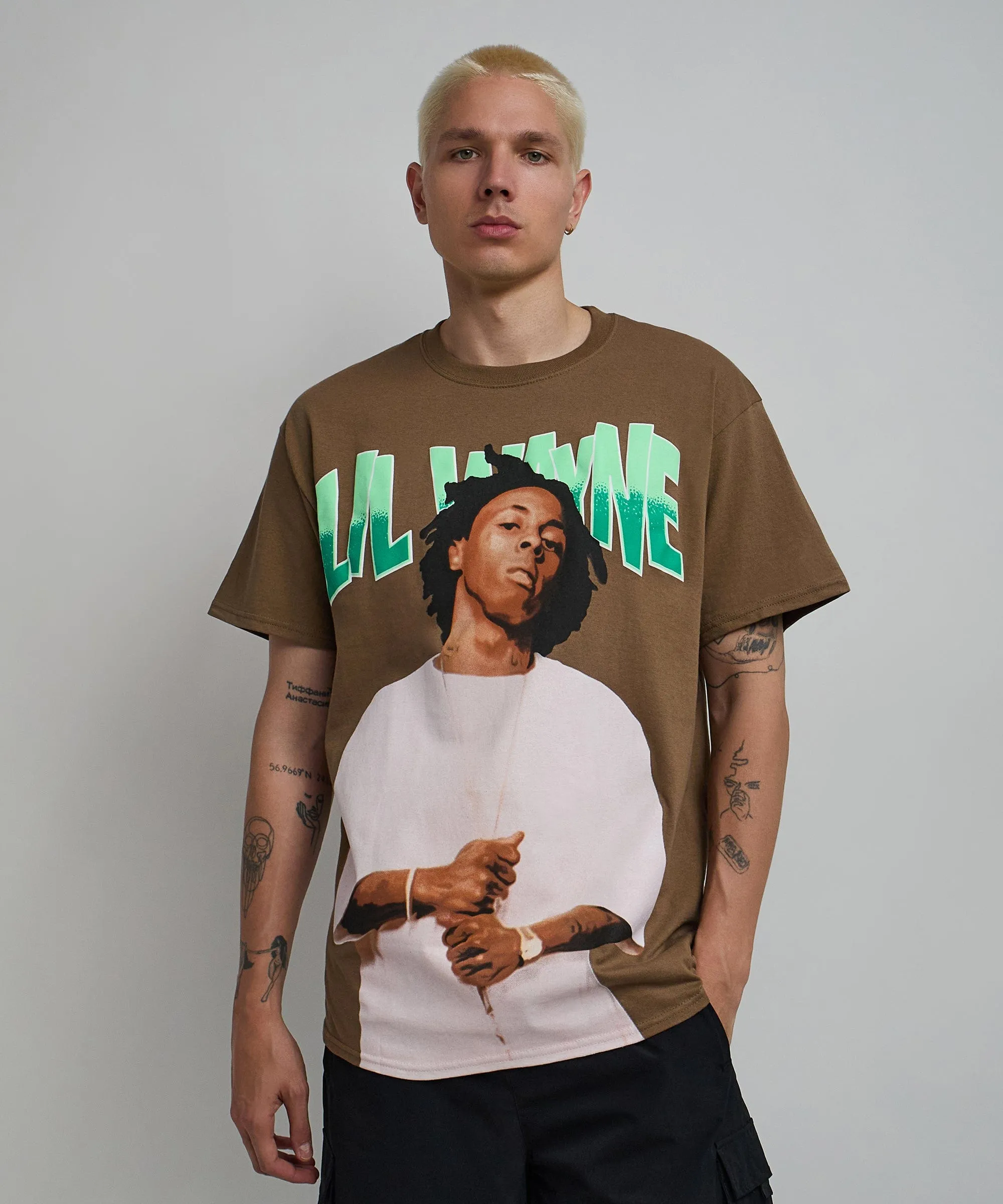 Lil Wayne Tha Carter Short Sleeve Tee - Brown