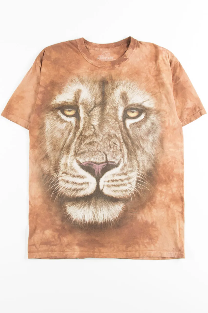 Lion Face Tie Dye Tee