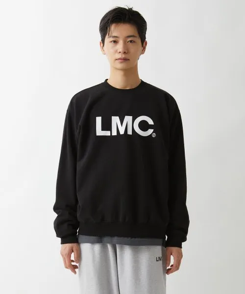 LMC  |Unisex Street Style Long Sleeves Plain Cotton Oversized Logo