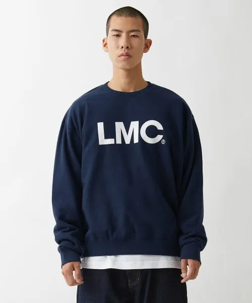 LMC  |Unisex Street Style Long Sleeves Plain Cotton Oversized Logo