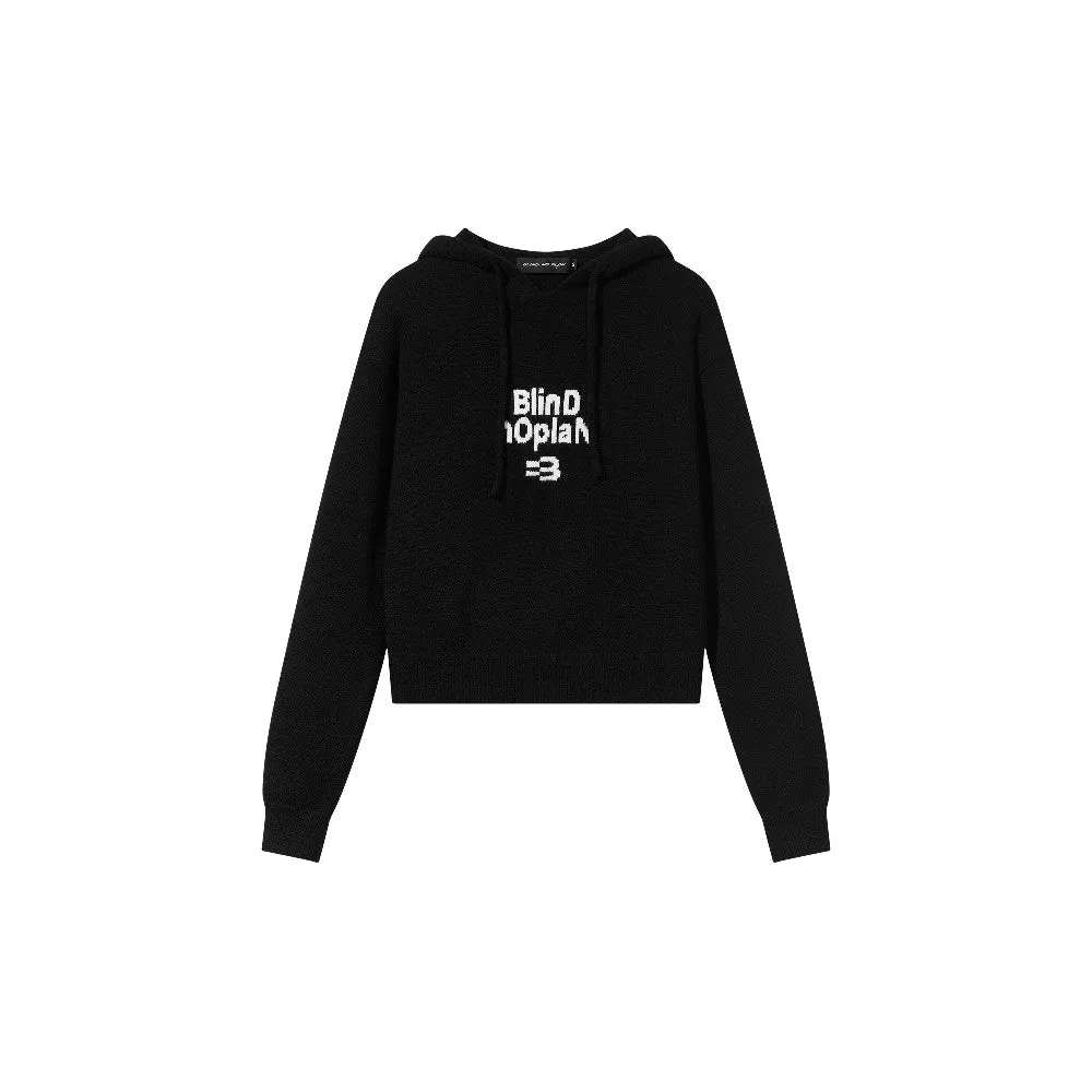 Logo Knitted Hoodie