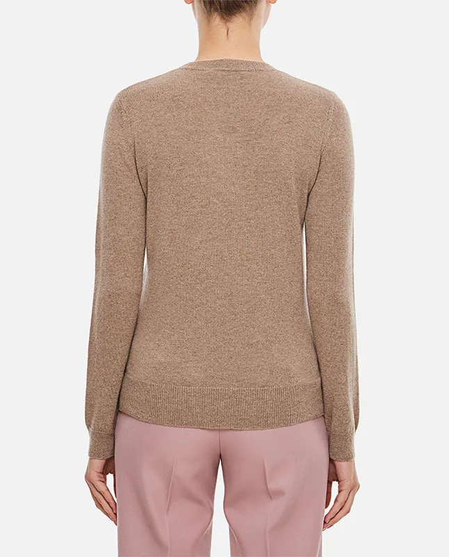 MaxMara  |Casual Style Wool Long Sleeves Plain Office Style Logo