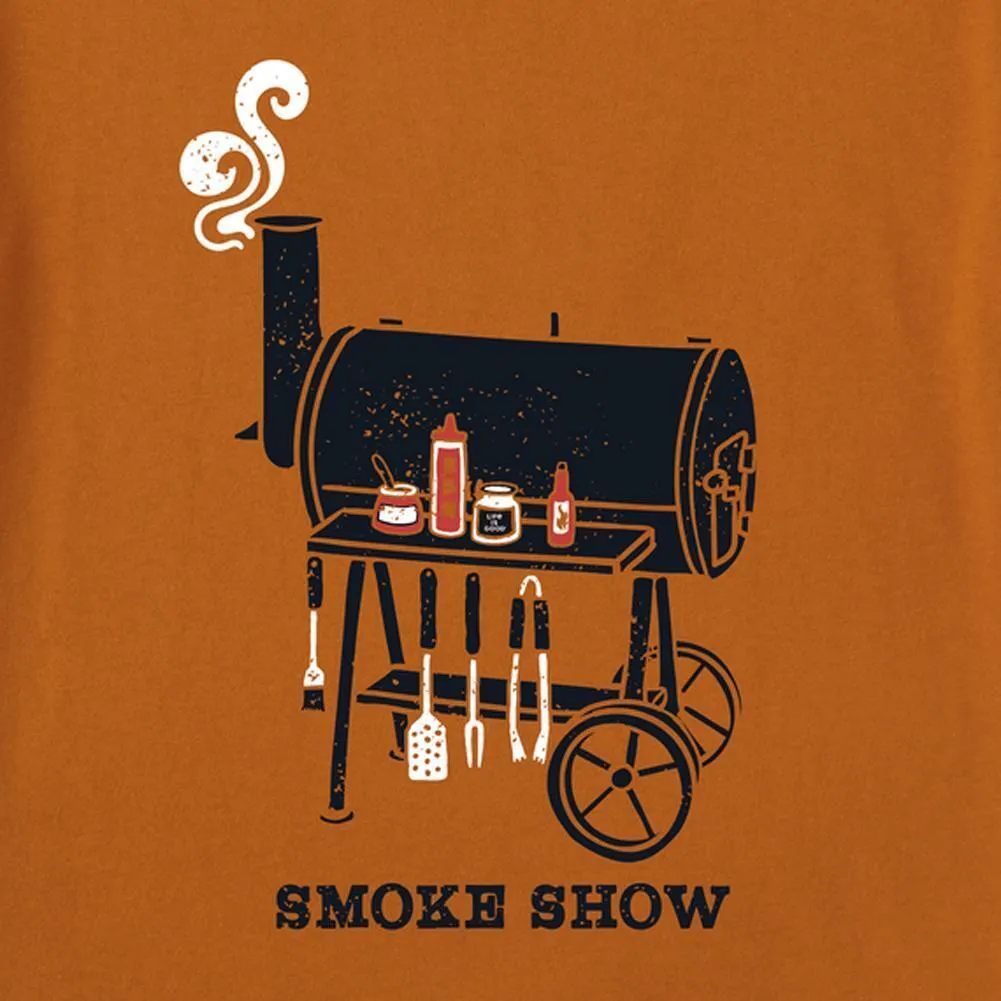 Men's Smoke Show Crusher Tee - Coffee Brown - 80676