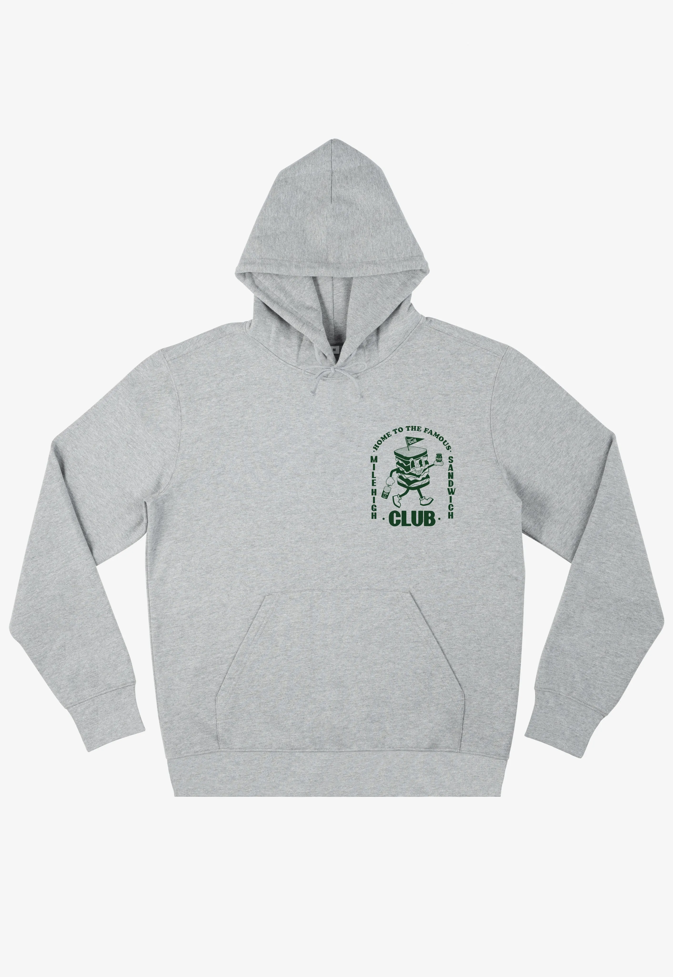 Mile High Sandwich Club Grey Hoodie