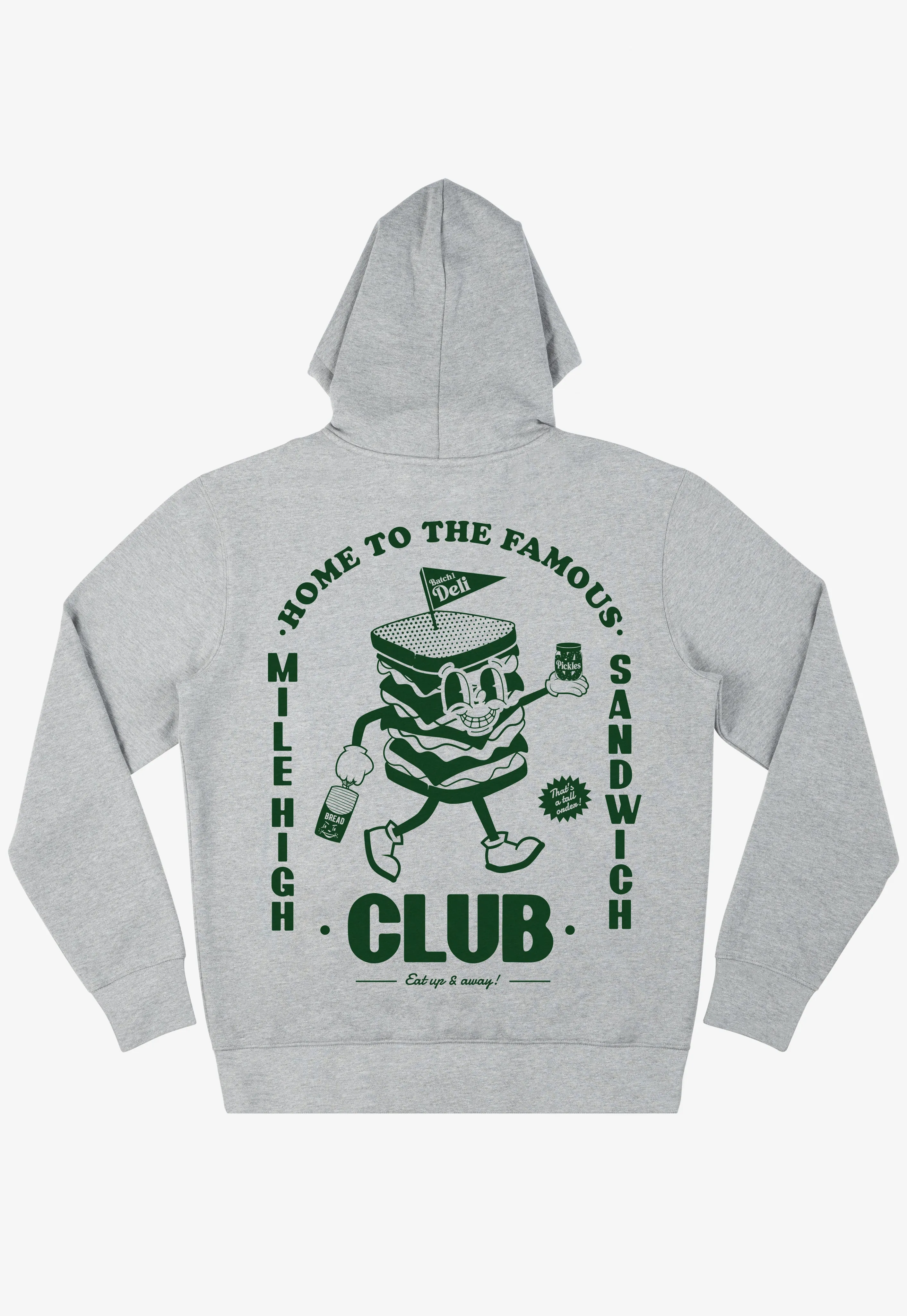 Mile High Sandwich Club Grey Hoodie