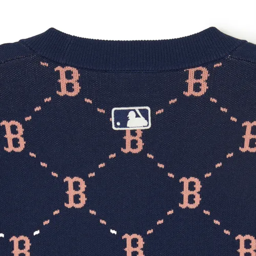 MLB Korea  |Street Style Long Sleeves Logo Cardigans