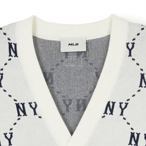 MLB Korea  |Street Style Long Sleeves Logo Cardigans