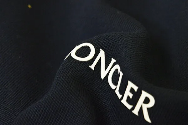 MONCLER  |Long Sleeves Plain Cotton Oversized Bridal Logo