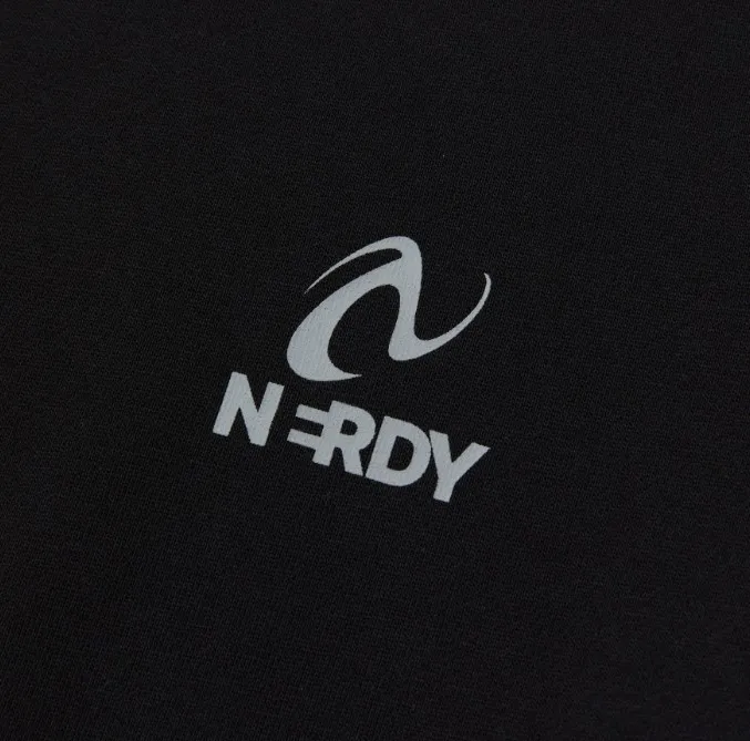 NERDY  |Unisex Street Style Long Sleeves Logo Sweatshirts