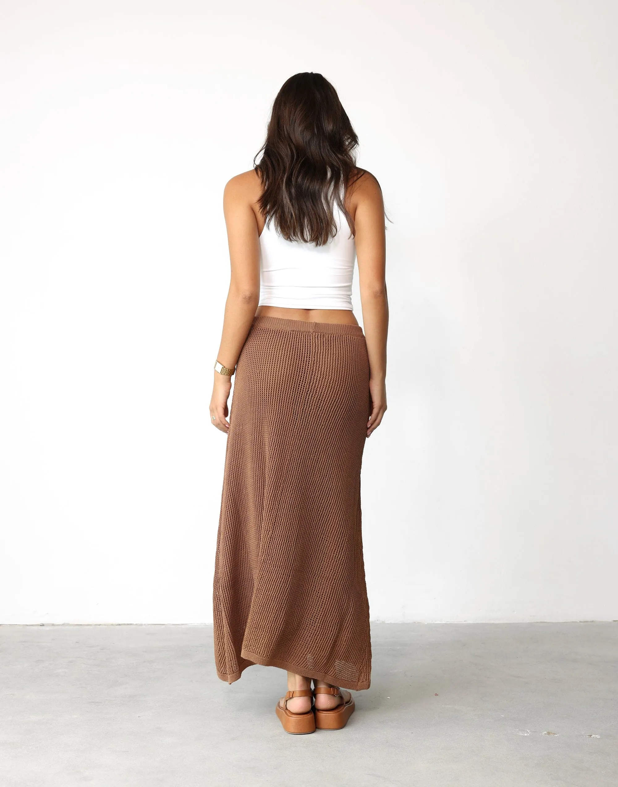 Niana Maxi Skirt (Mocha)