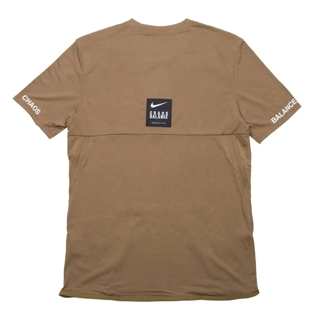 Nike Men M Nrg Tc Top Ss Pocket Tee (lichen brown / white)