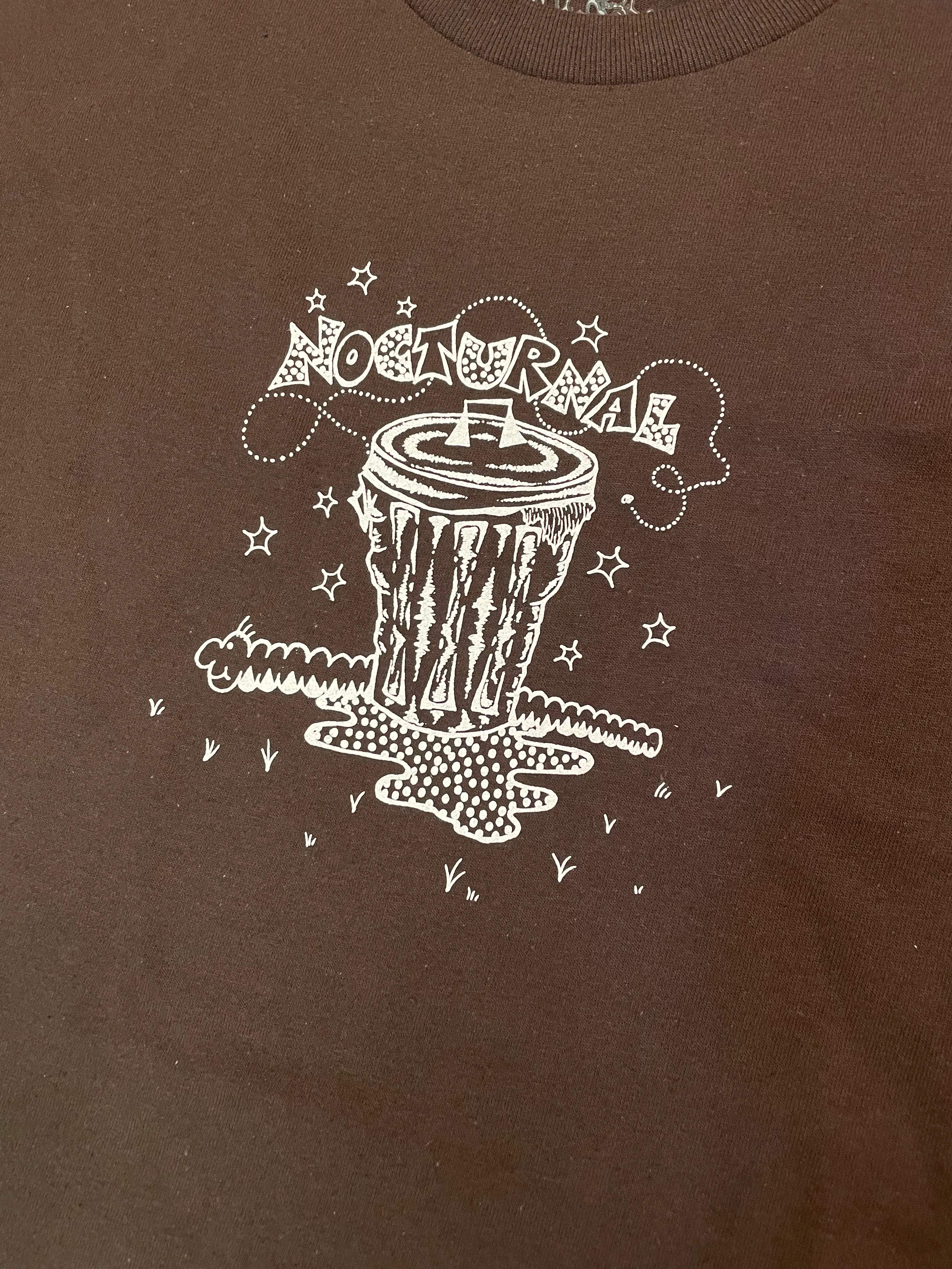 Nocturnal Worm Tee (Brown)