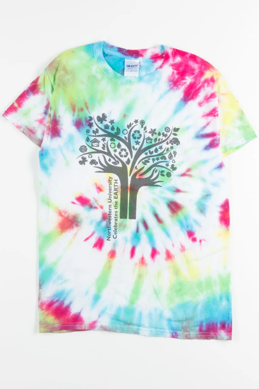 Northwestern University Tie Dye Tee