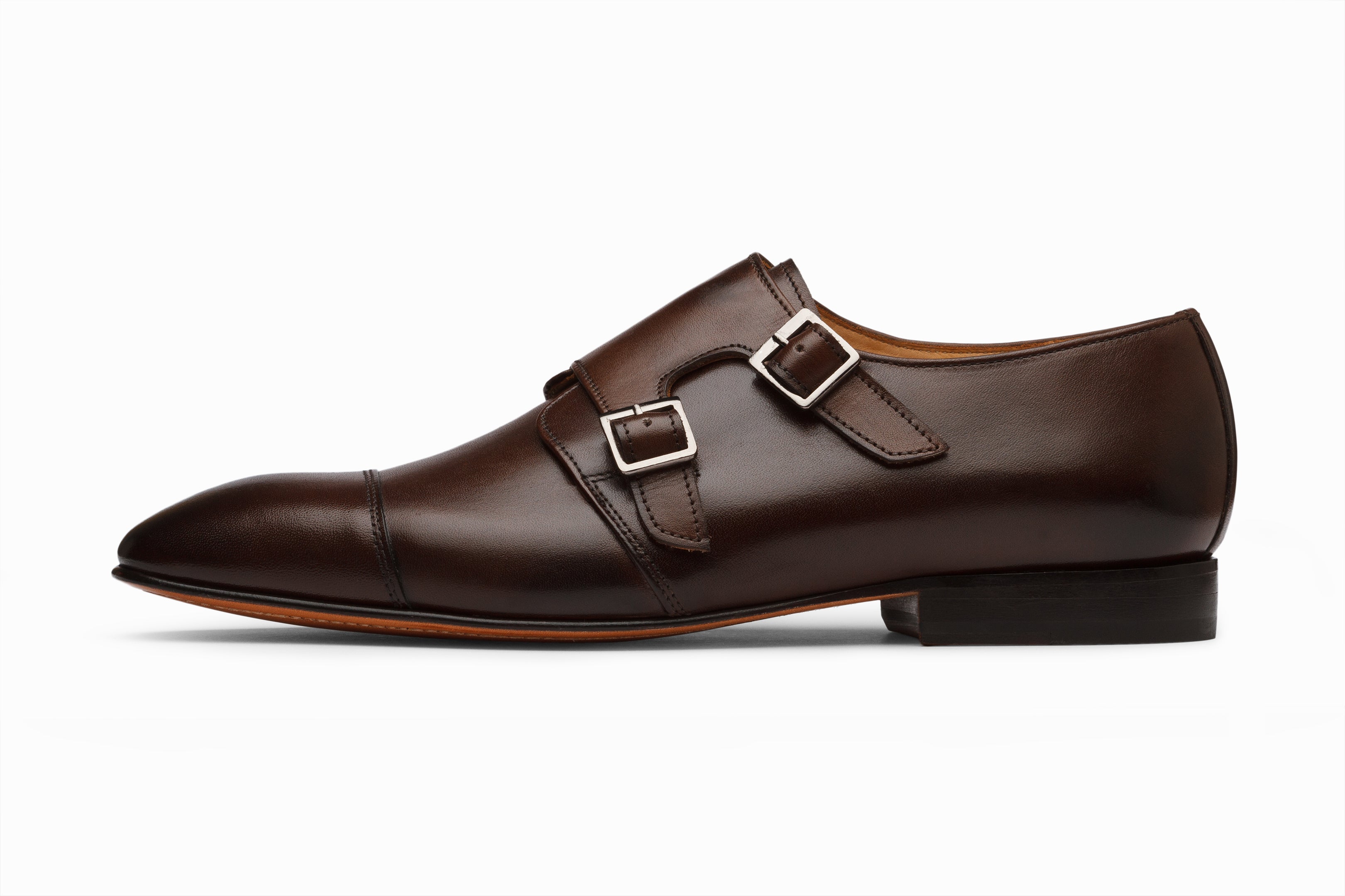 Off-Centered Double Monkstrap - Dark Brown