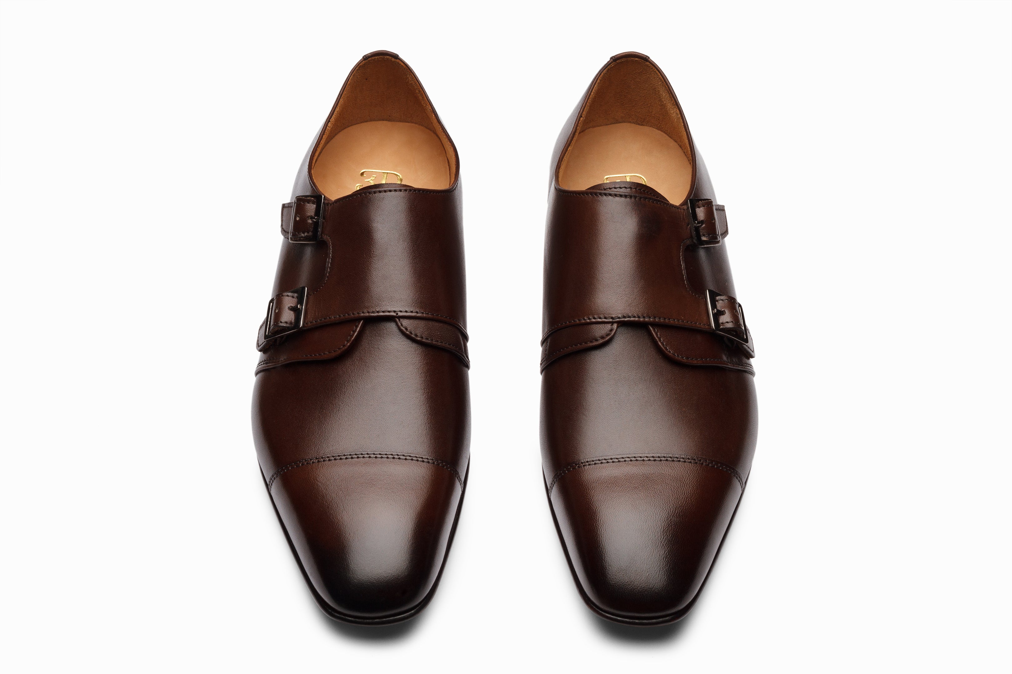 Off-Centered Double Monkstrap - Dark Brown