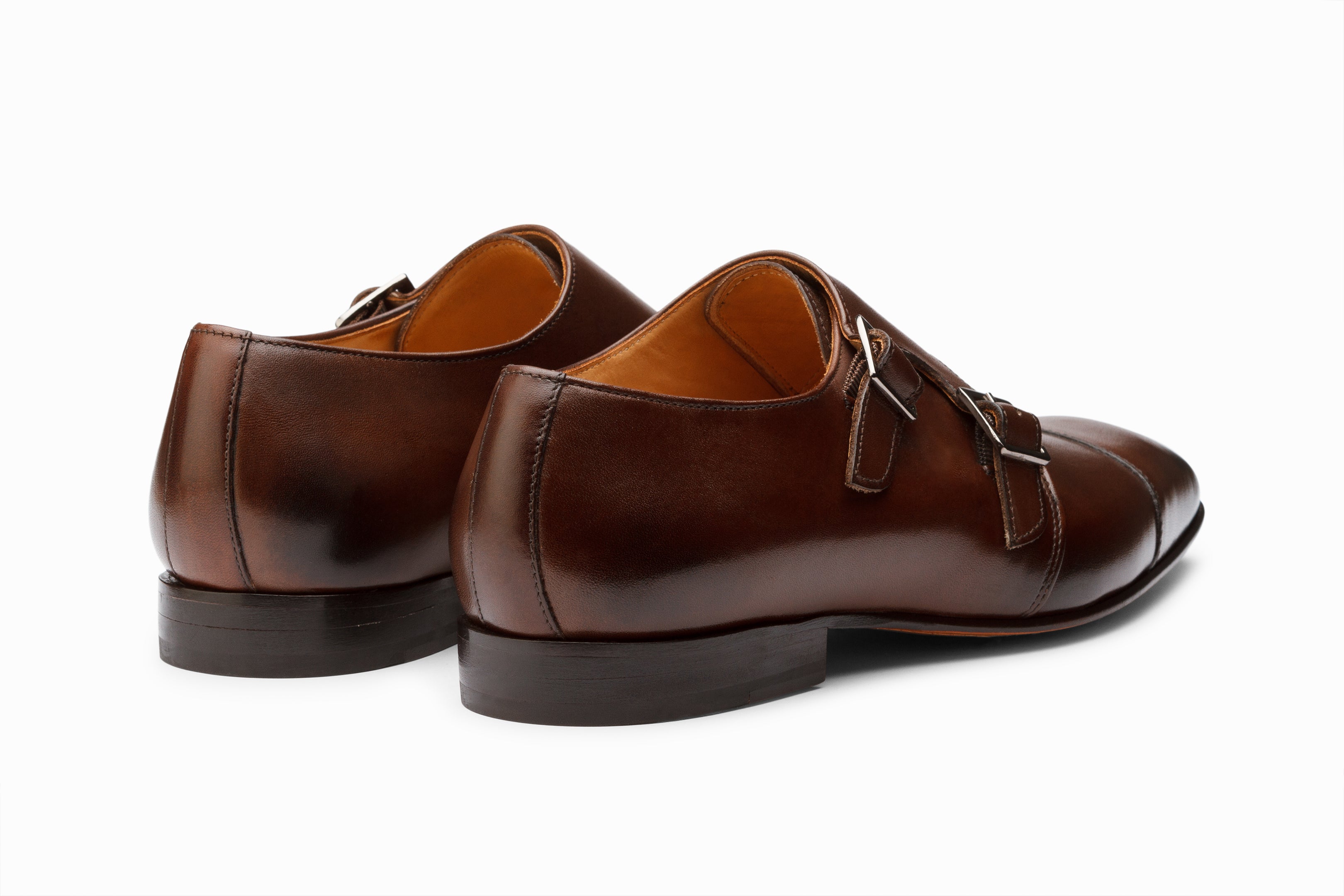 Off-Centered Double Monkstrap - Dark Brown