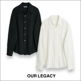 OUR LEGACY  |Unisex Street Style Long Sleeves Plain Cotton Shirts