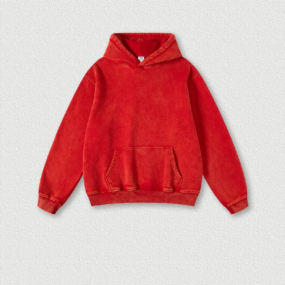 Pigment Dyed Fleece Hoodie