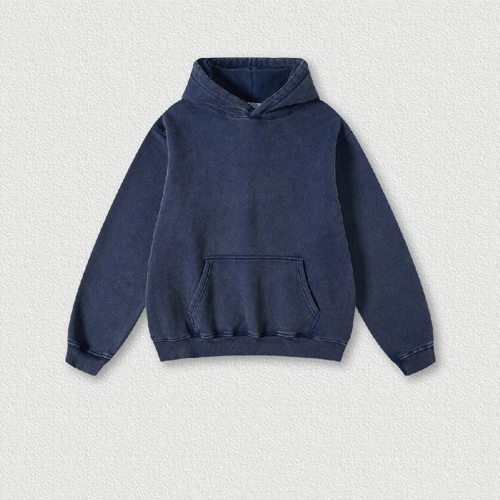 Pigment Dyed Fleece Hoodie