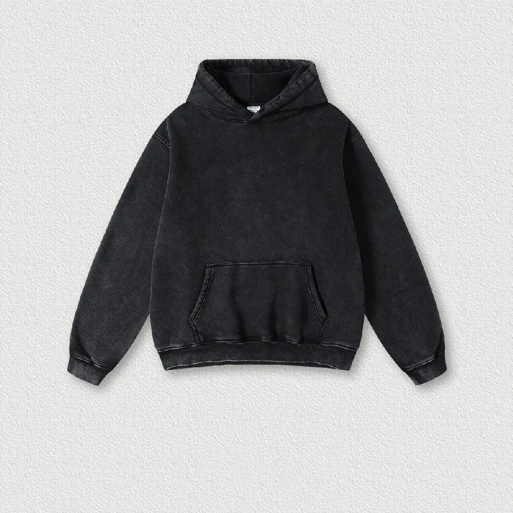 Pigment Dyed Fleece Hoodie