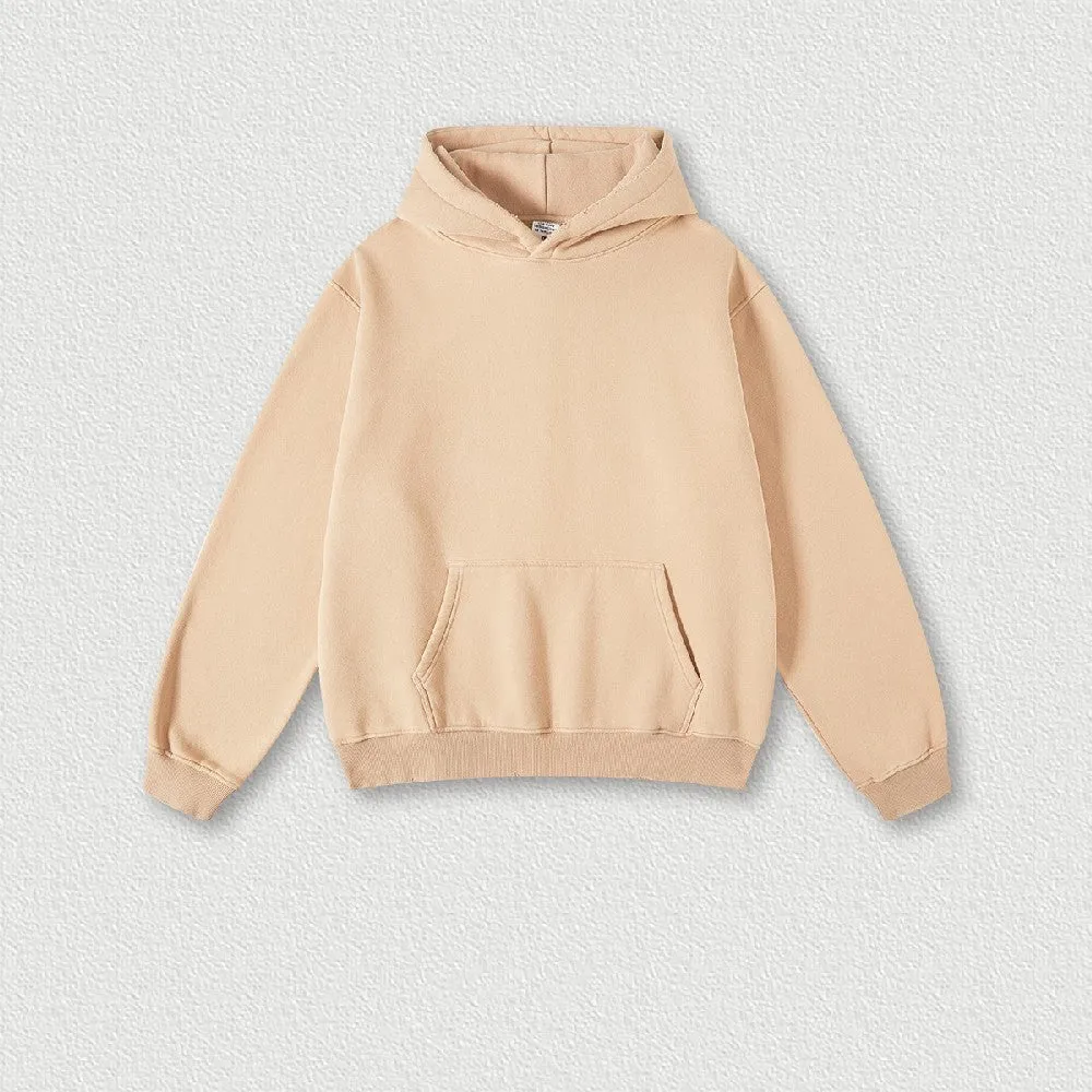 Pigment Dyed Fleece Hoodie