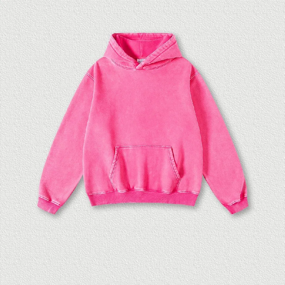 Pigment Dyed Fleece Hoodie