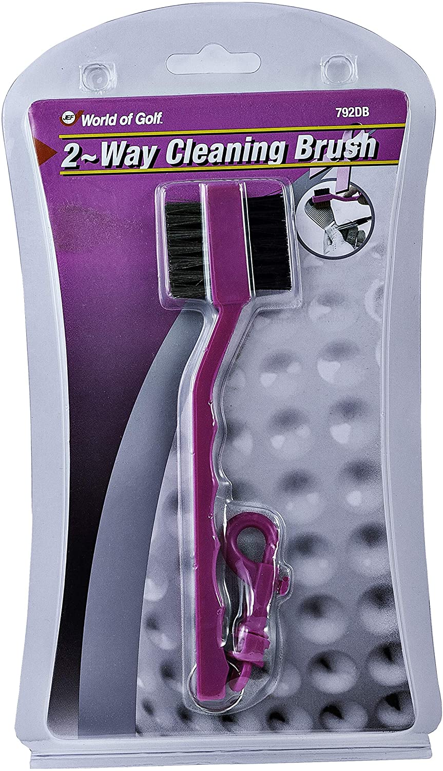 Pink Awareness Dual Sided Cleaning Brush