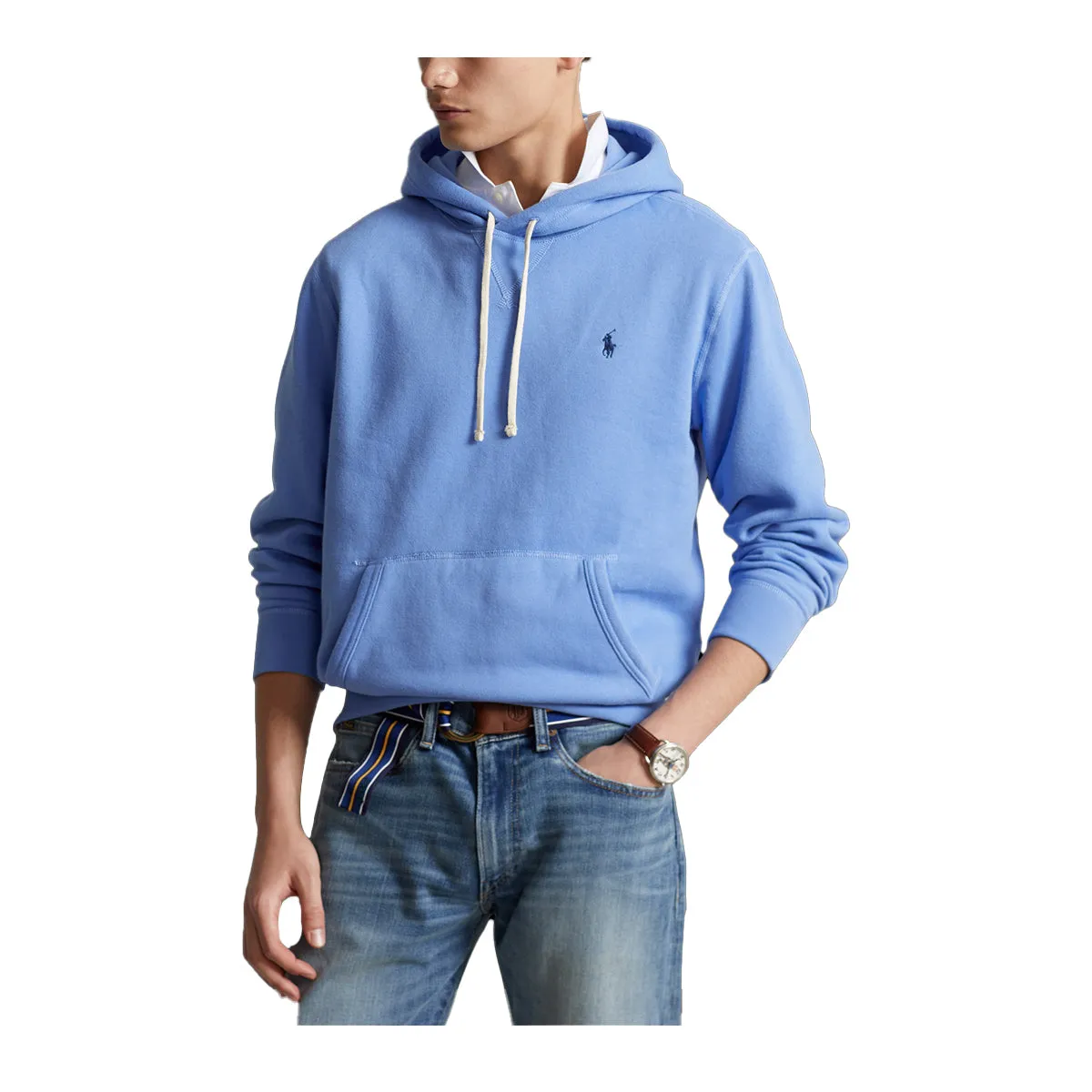 Polo Ralph Lauren Mens Fleece Pullover Hoodie 710766778062 Bright Blue