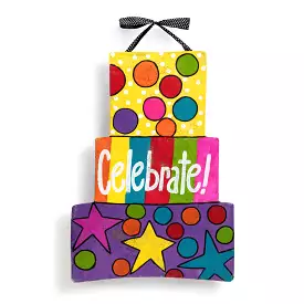 Reversible Celebrate Door Hanger