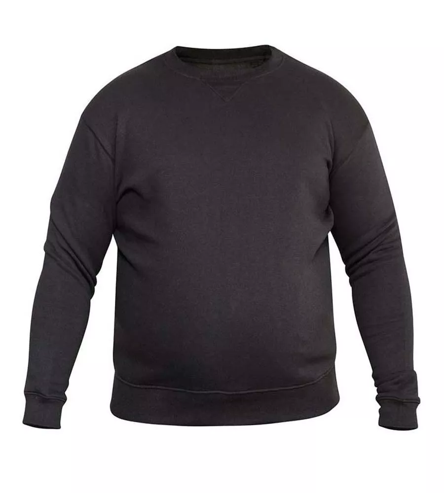 Rockford Big Mens Black Crew Neck Sweatshirt (SWEAT BLACK)