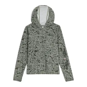 Simms MRFC Logo Youth Solar Tech Hoody Ghost Camo Clover