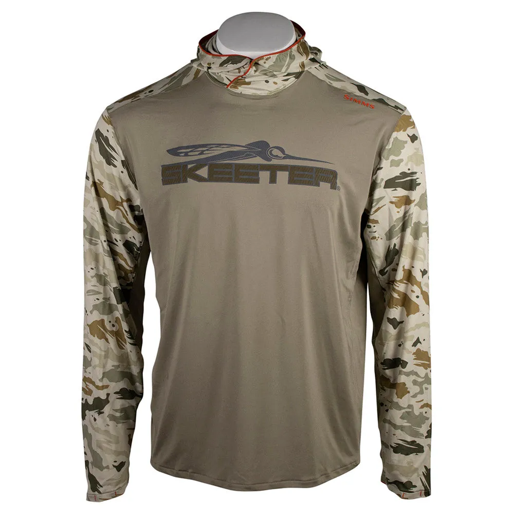 Skeeter Simms SolarFlex Hoody - Ghost Camo Stone