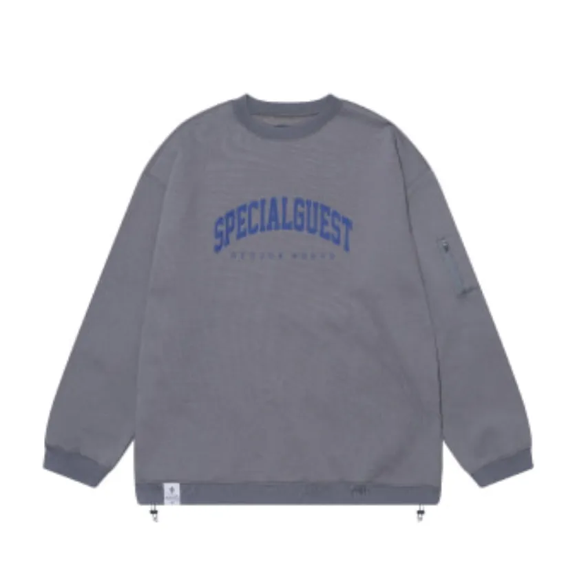 SPECIALGUEST  |Unisex Street Style Long Sleeves Cotton Logo Skater Style