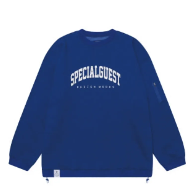 SPECIALGUEST  |Unisex Street Style Long Sleeves Cotton Logo Skater Style