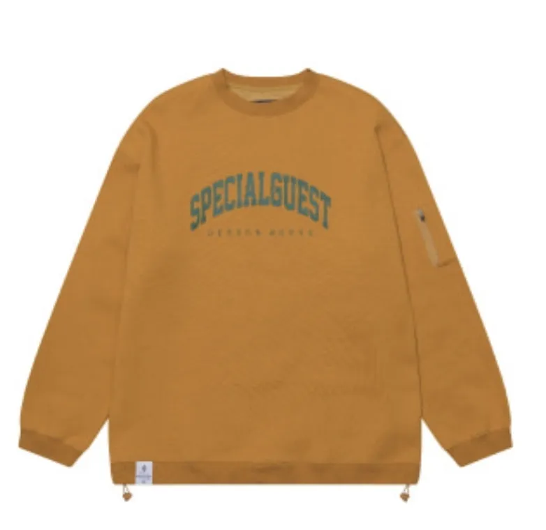 SPECIALGUEST  |Unisex Street Style Long Sleeves Cotton Logo Skater Style