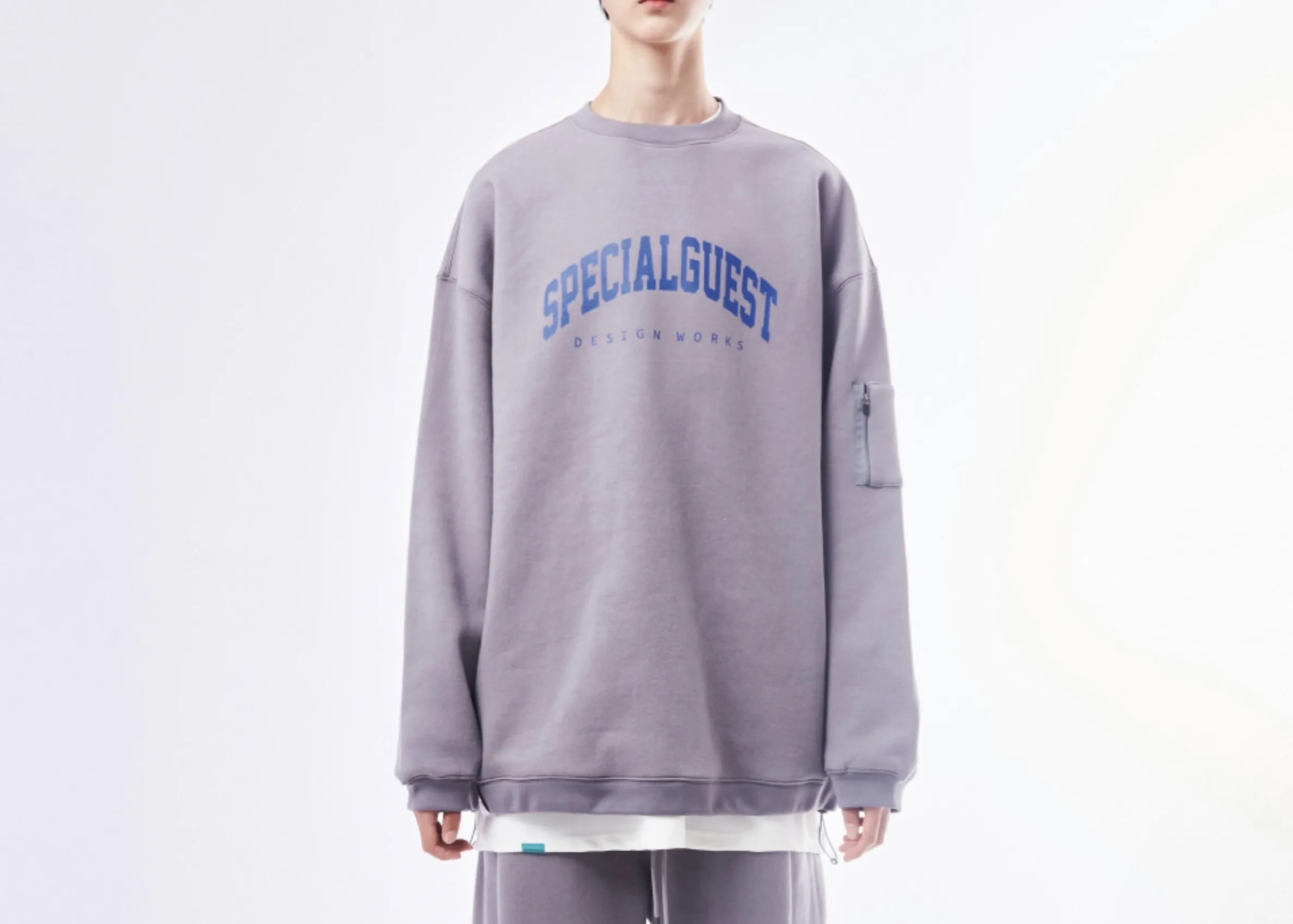 SPECIALGUEST  |Unisex Street Style Long Sleeves Cotton Logo Skater Style