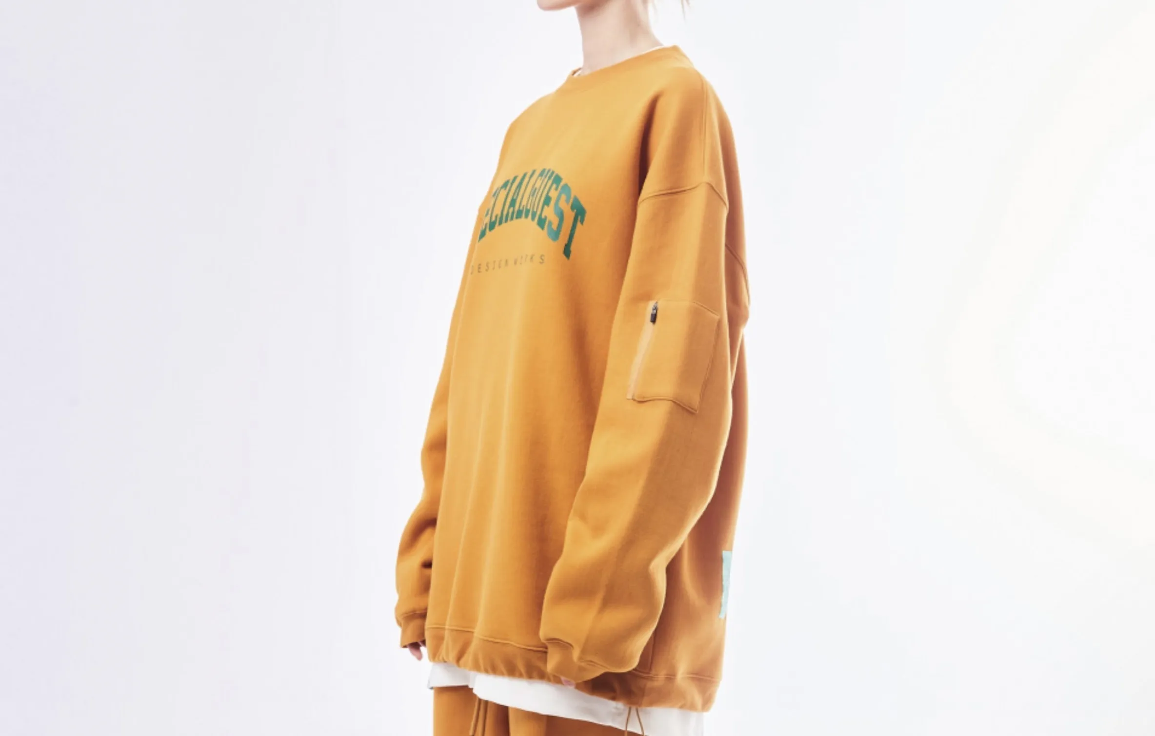 SPECIALGUEST  |Unisex Street Style Long Sleeves Cotton Logo Skater Style