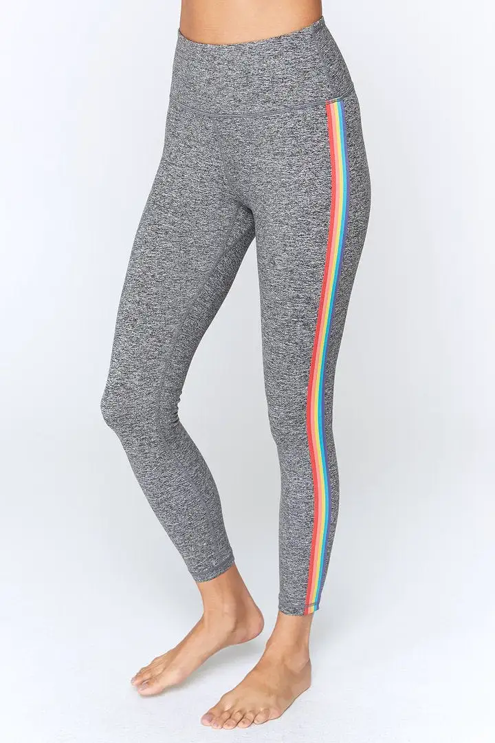 Spiritual Gangster Rainbow Stripe Essential 7/8 Legging