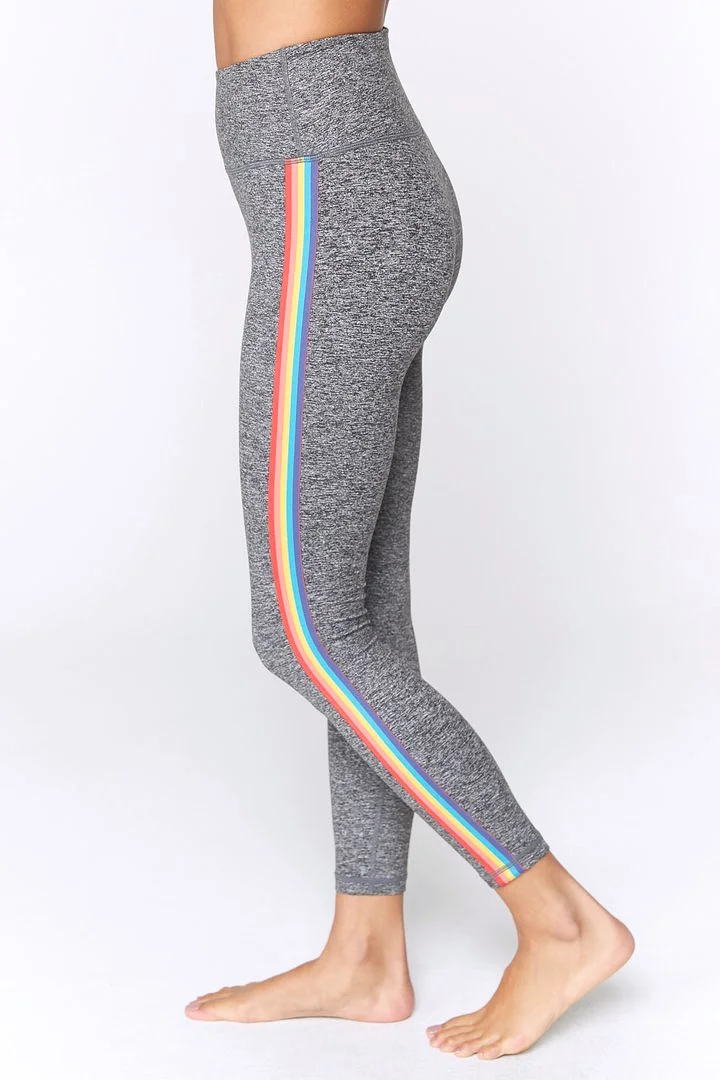 Spiritual Gangster Rainbow Stripe Essential 7/8 Legging