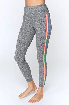 Spiritual Gangster Rainbow Stripe Essential 7/8 Legging