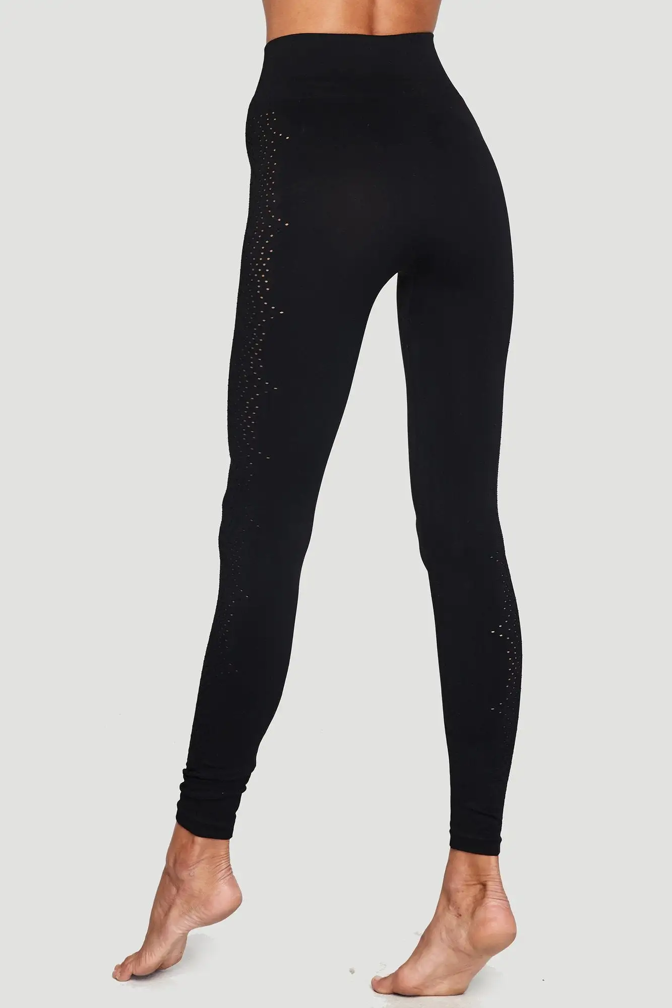 Spiritual Gangster Seamless Open Mesh Leggings